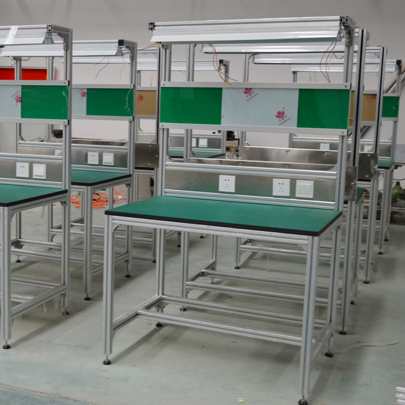 Factory workshop assembly line inspection work table Repair operation metal table experiment worktable