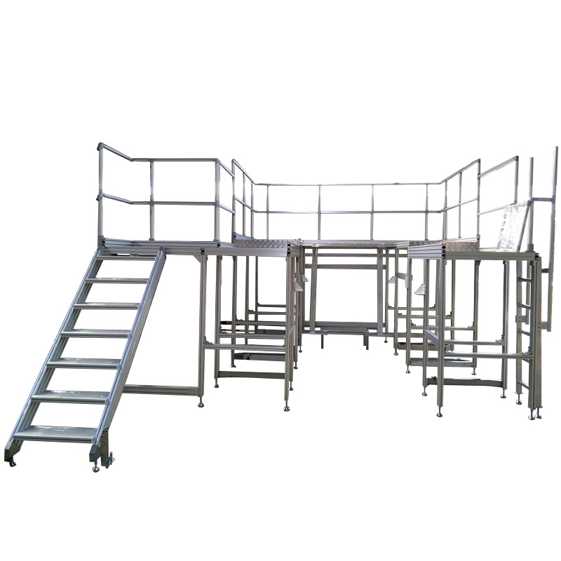 aluminum stair handrail aluminum trolley step ladder aluminum profile stairs