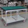 Aluminum alloy multi-layer trolley workshop material trolley anti-static trolley workshop turnover trolley