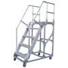 Customized Aluminum Alloy Profile Aircraft Maintenance and Repair Climbing Industrial Ladder Stairs Working Platform Stepping System