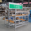 Factory production line fixture worktable workbench with aluminum profile flow racks workstation